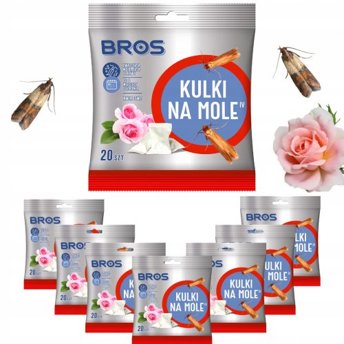  Bros palline antitarme floreali 20 pz.