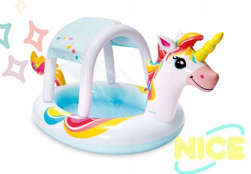 PISCINA GONFIABILE, PISCINA IMBOTTITA CON TOP PER BAMBINI INTEX