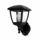  Lampada da parete da giardino Kwazar Luminaire nera E27 60 W