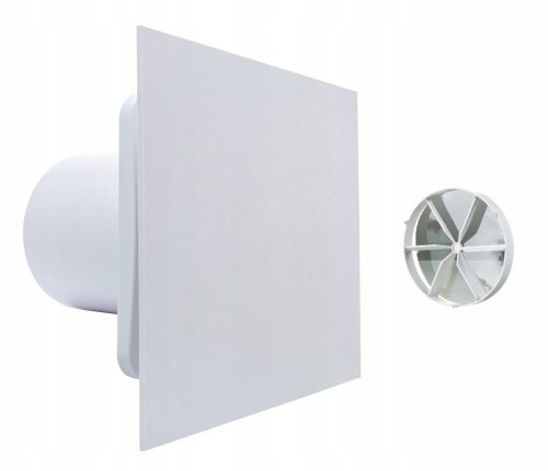 Ventika KLIQ100BASEH + KLIQFP180PLAIN ventilatore da bagno 100 mm