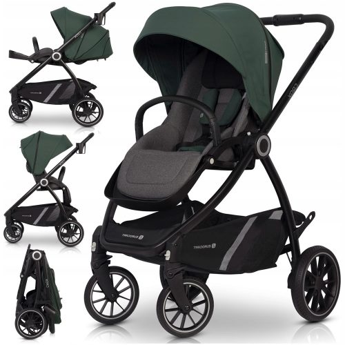  CROX PASSEGGINO LEGGERO, SEDILE CONVERSIBILE ANTERIORE POSTERIORE RUOTE GRANDI 0-22KG