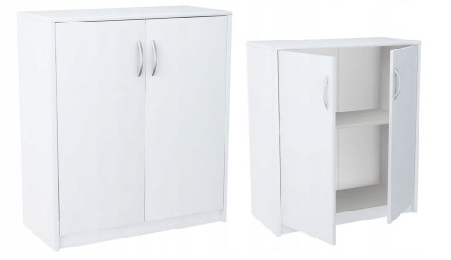  Cassettiera Mobili Bestseller JULIA 74 x 35 x 85 cm bianco opaco