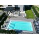 Piscina rettangolare CTB 850 x 370 cm