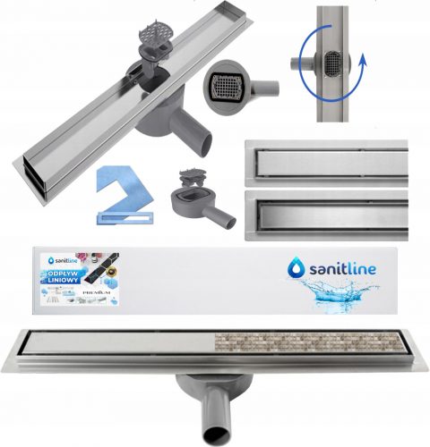 Scarico lineare Sanitline 70 cm