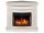 Camino da terra ArtiFlame con funzione riscaldante, bianco, 1600 W, 111 x 97,5 x 99,7 cm