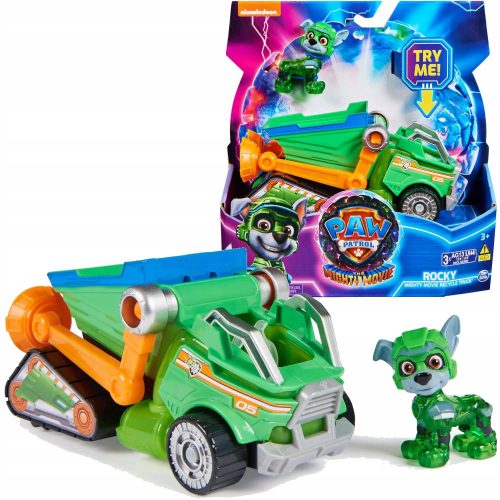  Spin Master Paw Patrol Rocky Mighty Film Camion riciclatore