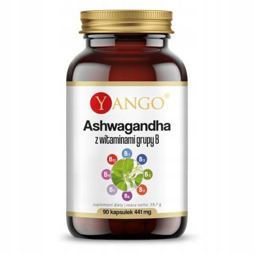  YANGO Ashwagandha con vitamine del gruppo B, 90 capsule.