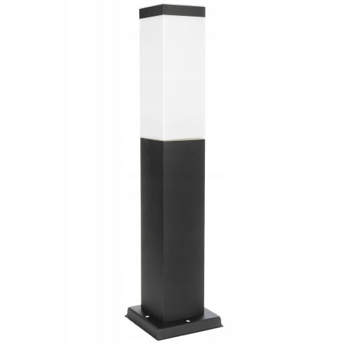 Palo luminoso per il giardino - Palo luminoso quadrato Led-lux E27 90 cm nero