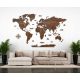 Mappa decorativa in legno 150 cm NOCE SCURO PREMIUM