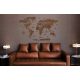 Mappa decorativa in legno 100 cm NOCE SCURO PREMIUM