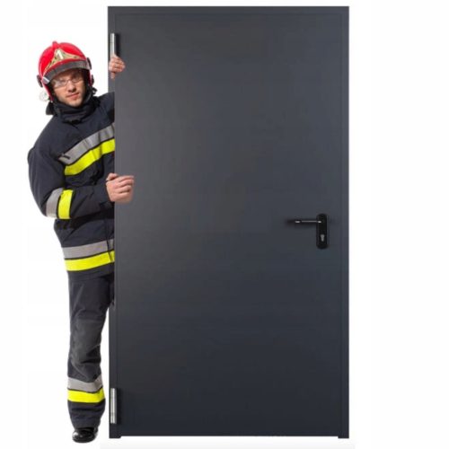 Porta Tagliafuoco Antracite EI30 Padilla 90 cm