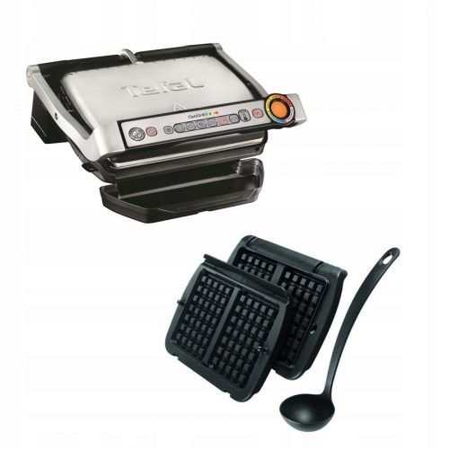  Tefal Optigrill+ grill elettrico pieghevole argento/grigio 2000 W