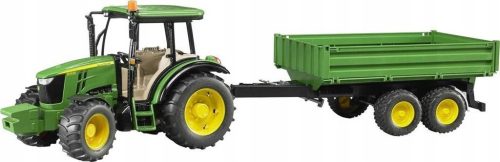  Trattore con rimorchio Bruder 02108 John Deere 5115 M