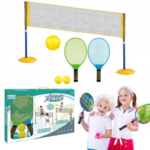 Palla, copertura, racchetta, rete, palo Pami SET SPORT CON RETE 2IN1 TENNIS VOLLEY