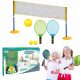 Palla, copertura, racchetta, rete, palo Pami SET SPORT CON RETE 2IN1 TENNIS VOLLEY