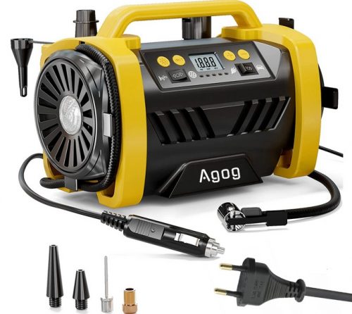 Compressore senza olio Agog P6 pompa compressore 12v/230v compressore d'aria 35 l 15 bar