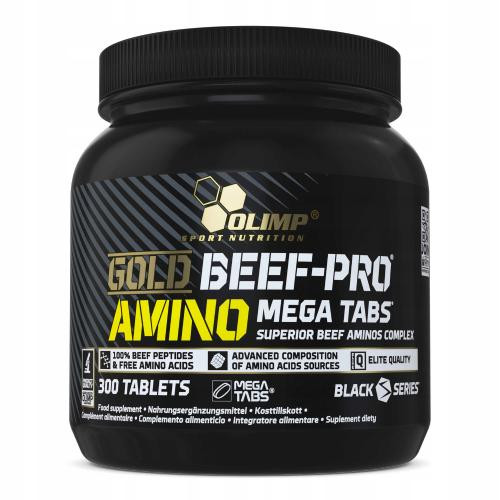  Compresse, prodotto multi-ingrediente Gold Beef-Pro Amino Olimp 645 g naturale