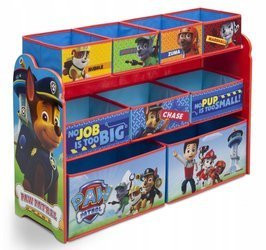  Organizzatore di giocattoli Delta Children Paw Patrol 9 contenitori 92x69x30 cm