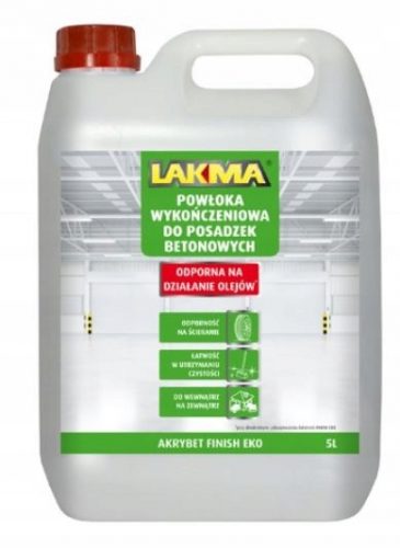 Vernice acrilica per cemento Lakma 5 l, satinata incolore