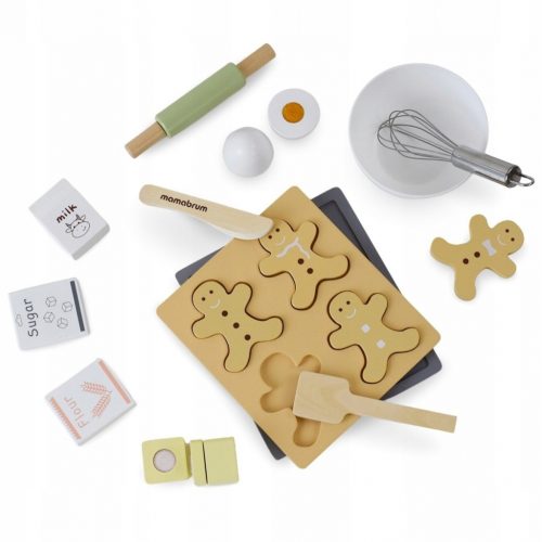  Set in legno per preparare pan di zenzero Mamabrum Bake Sets 15 pz.