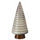  ALBERO DI NATALE CERAMICA MARRONE 23x10 DECORAZIONE NATALE