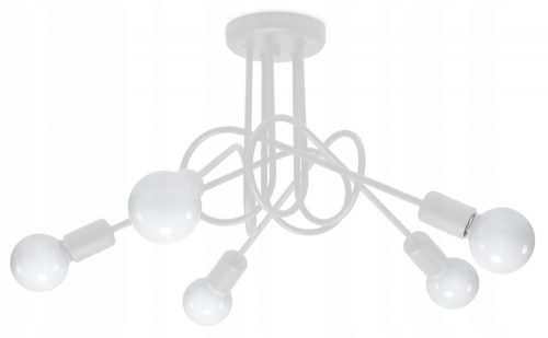  Lampada a sospensione Sollux Lighting Edison 5 - Punti luce E27