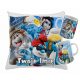 Set TAZZA + CUSCINO PUFFI, FANTASIA VARIE + NOME