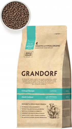  Grandorf Cat 4 Ricetta Carne Adult Indoor 2 kg