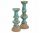 Candeliere candelabro design H 48 cm 1 candela