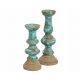 Candeliere candelabro design H 48 cm 1 candela