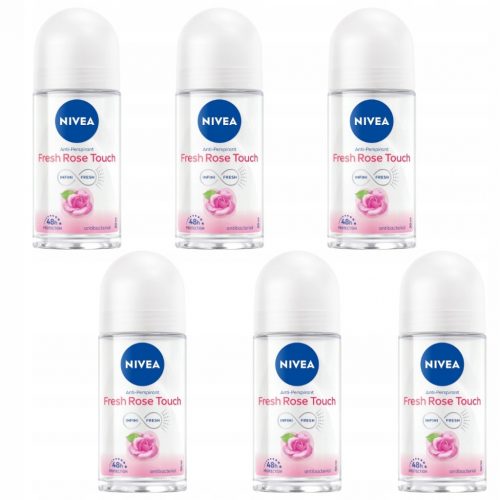  NIVEA Rose Touch Antitraspirante roll-on 50ml x 6 pz