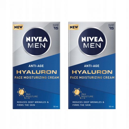  NIVEA MEN Hyaluron crema antirughe 2 pz.