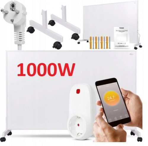 RISCALDATORE A INFRAROSSI GAMBE 1000W WIFI TERMOSTATO