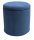  Pouf Plaza con contenitore, rotondo, blu marino