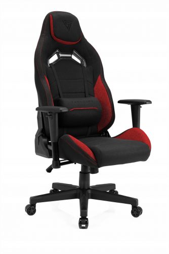  Sedia da gaming Sense7 Vanguard, tessuto nero e rosso