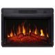 Caminetto da incasso con funzione riscaldamento, elettrico ArtiFlame nero 1800 W 58,4 x 43,5 x 12,8 cm