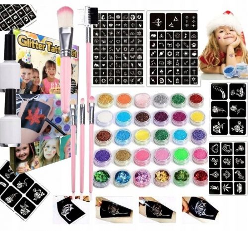  TATUAGGI GLITTERATI GRANDI KIT TATUAGGI