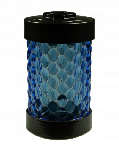  candela lanterna colonna glamour blu oliva