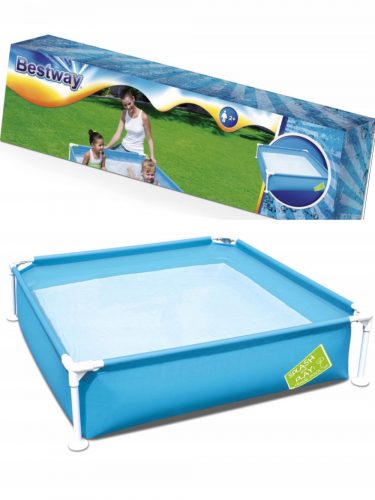 Piscina Bestway con cornice rettangolare 122 x 122 cm