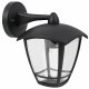  Lampada da parete da giardino Led-lux nera E27 0 W