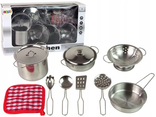  PENTOLE ACCESSORI CUCINA METALLO 11 pz.