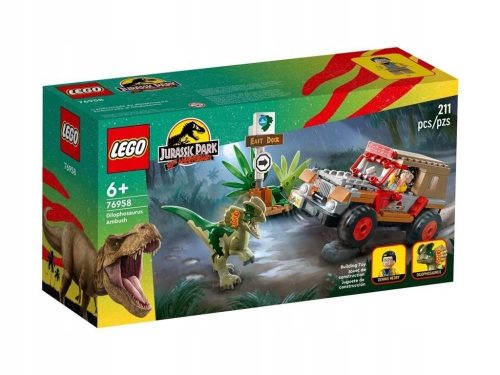  LEGO Jurassic World L'imboscata al Dilofosauro 76958