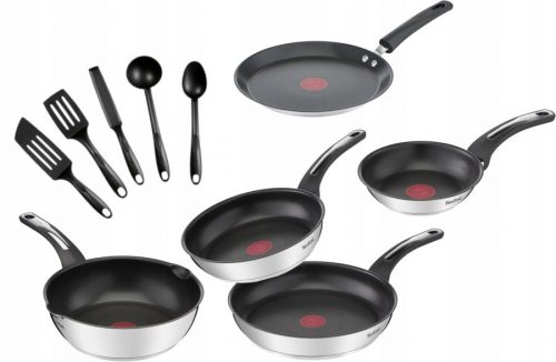  TEFAL Emotion 18 padelle per crêpe 25 multipan Daily Cook 24/28 10 pz.