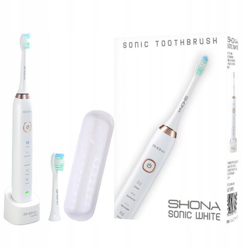  Spazzolino elettrico Shona Sonic White