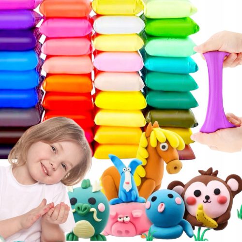  FOAM CLAY POLIMERICO SET 120 pz. FOAM CLAY SENSO PLASTICINE