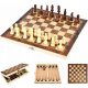  SCACCHI IN LEGNO DAMA BACKGAMMON SET 3IN1 Set di scacchi Woody