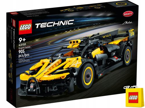  LEGO Technic Bugatti Bolid 42151 + Busta di carta VP LEGO 6315794 Grande