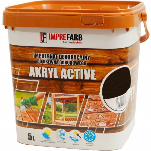 Impregnat do drawna Imprefarb Akryl Active 5L Palissandro