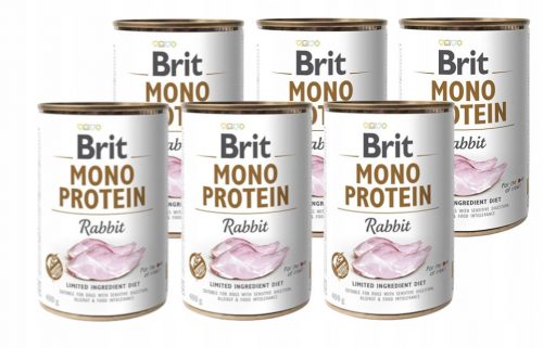  Brit Mono Protein Coniglio 6 x 400 g