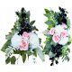  Esclusivo grande set originale bouquet + decorazione bouquet per monumento funebre